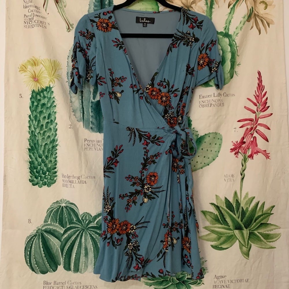 Lulu’s floral wrap dress